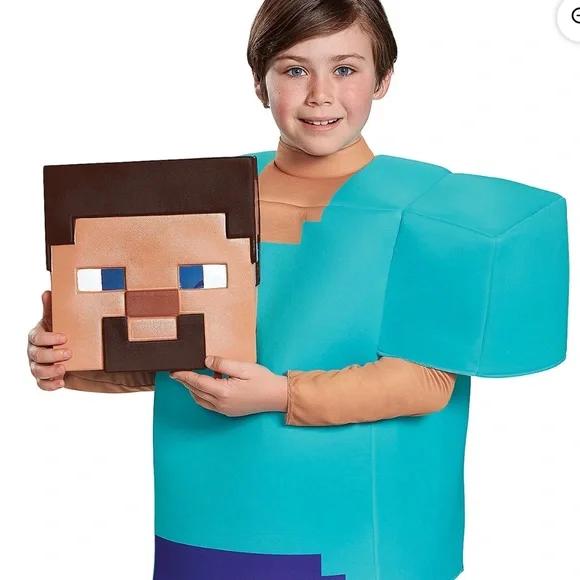 Minecraft Steve Costume - Picture 3 of 4